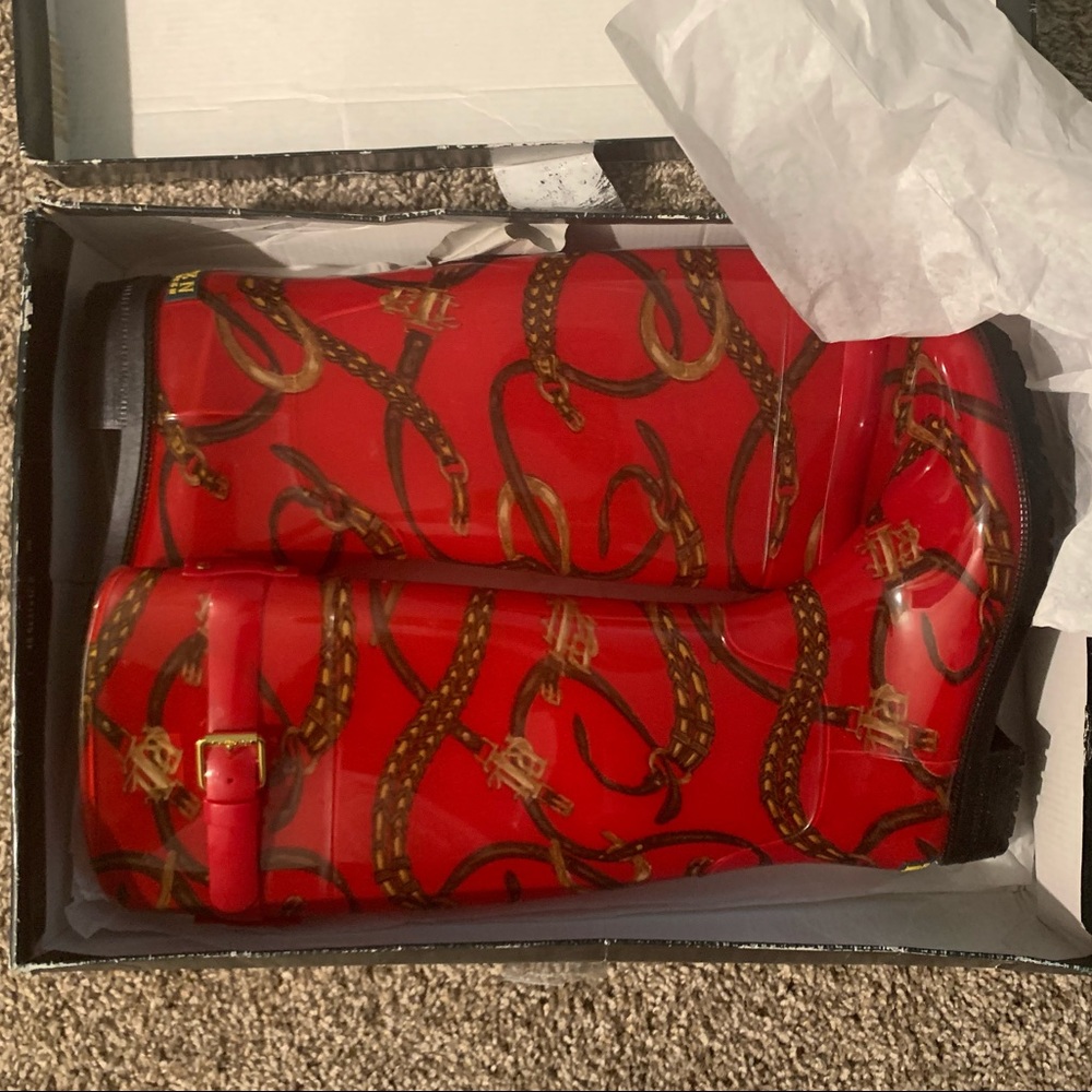 Brand New Lauren Ralph Lauren Rain Boots